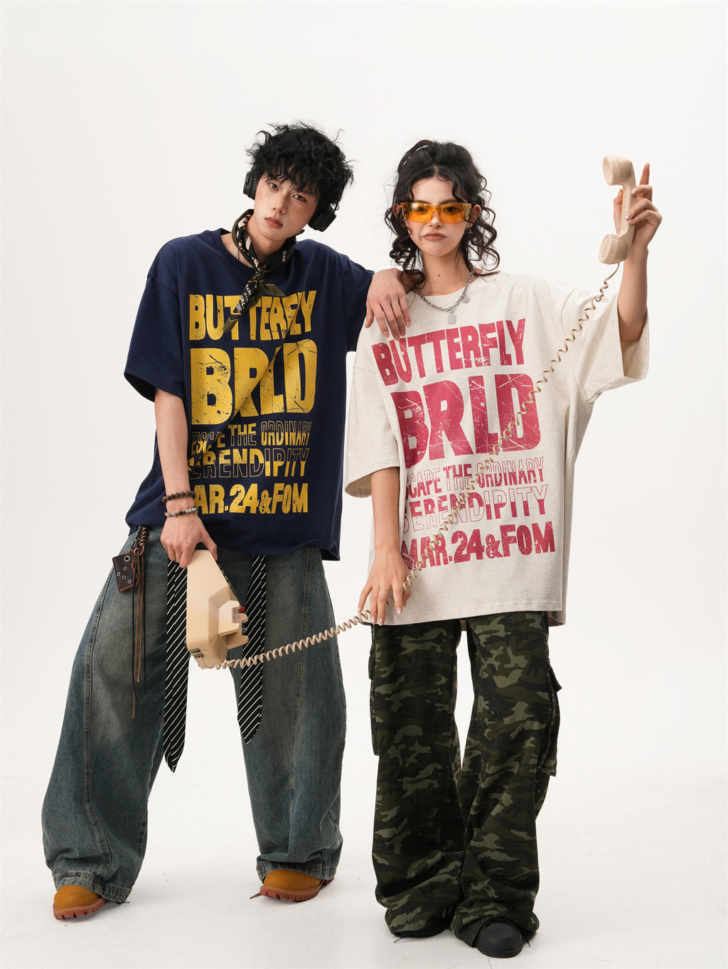 American-style distressed short-sleeved T-shirt, unisex summer trendy pure cotton sports T-shirt, heavyweight couple short-sleeved top.